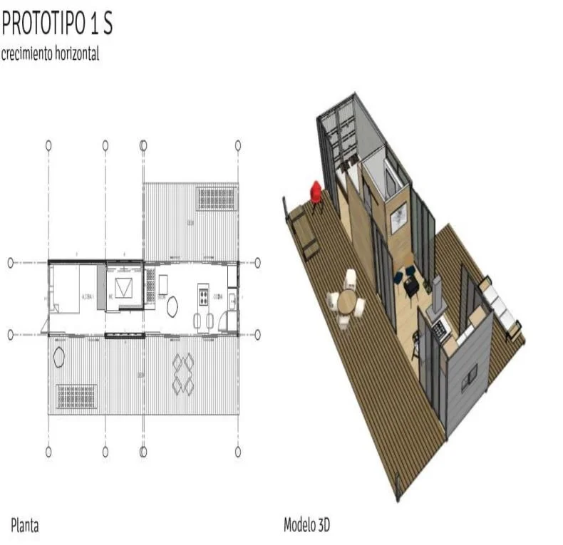 Características Contenedor Tipo Casa (Prototipo)