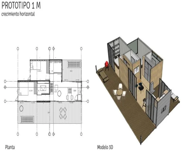 Características Contenedor Tipo Casa (Prototipo)