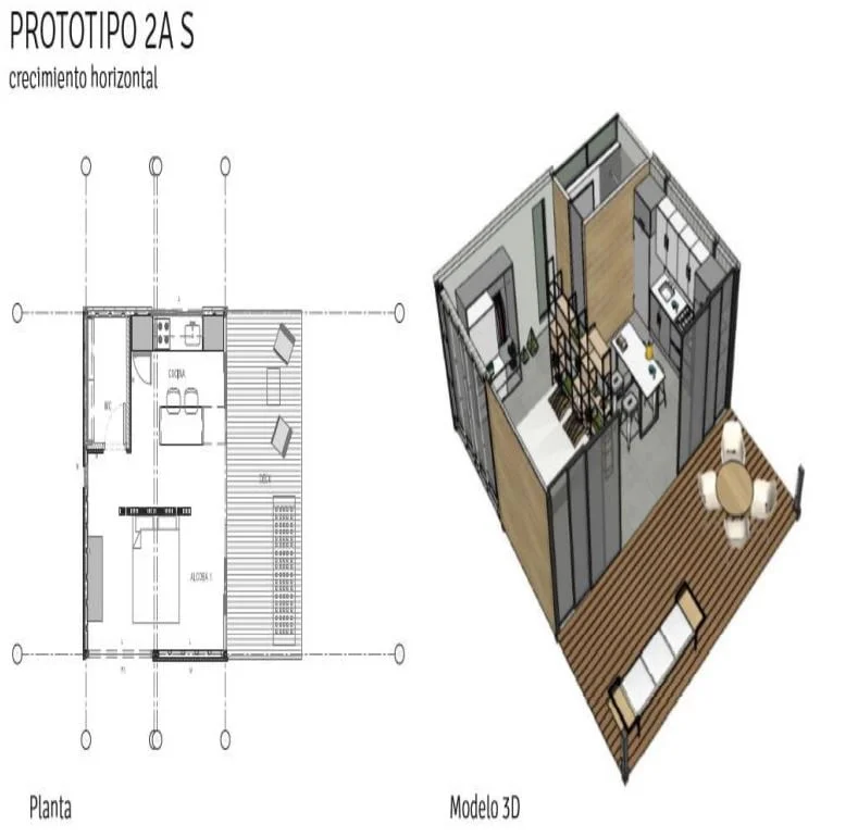 Características Contenedor Tipo Casa (Prototipo)