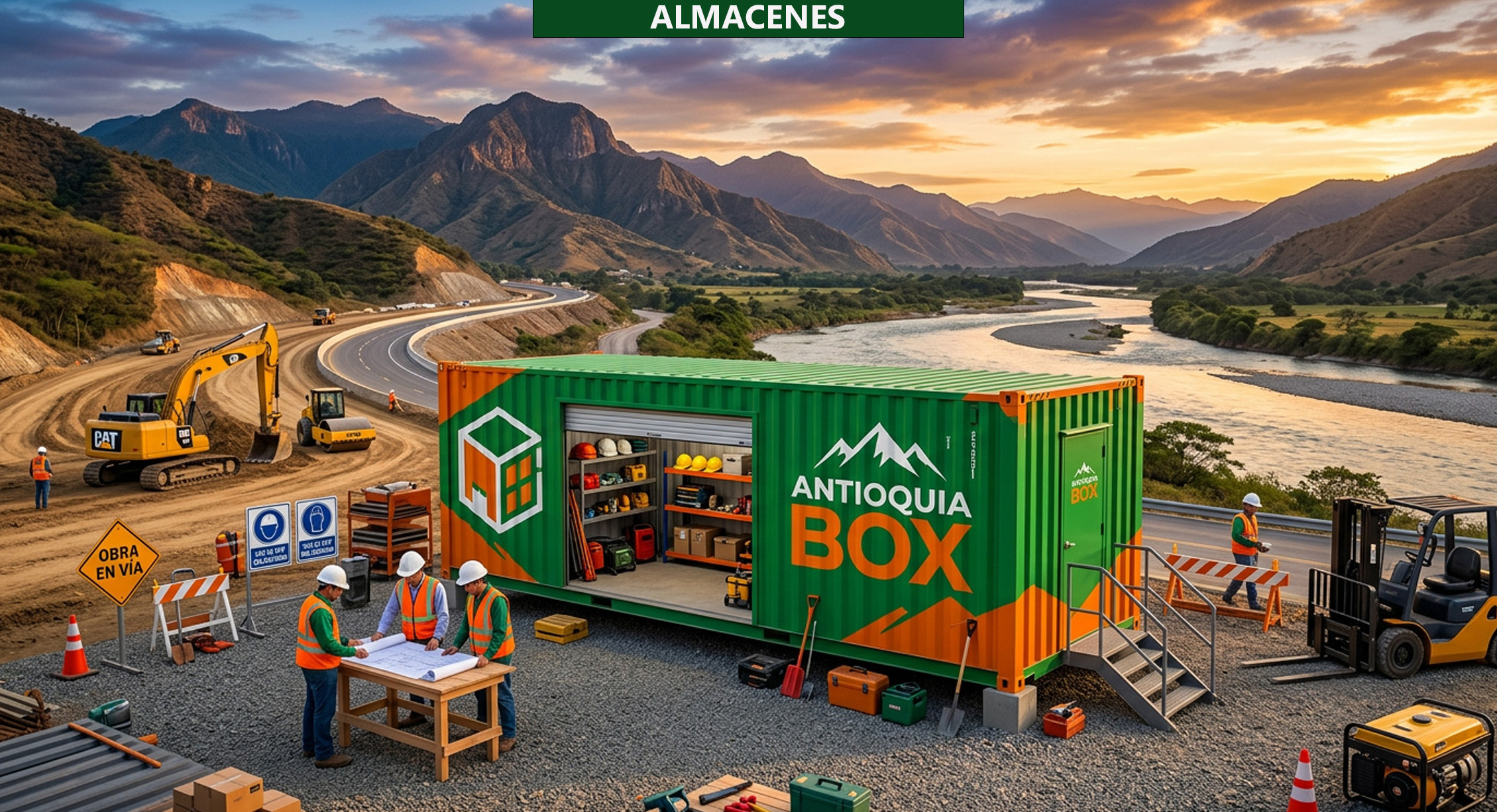 Contenedor tipo almacén